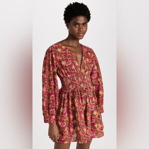 Mille Claudia Dress in Pink Passionfruit